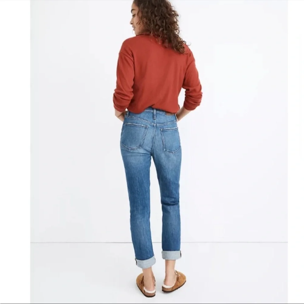NWT Madewell The High Rise Slim Boyjean 26